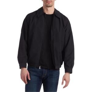 Men's Size XL Nautica Rainbreaker Full Zip Black Bomber Jacket Winter Outerwear